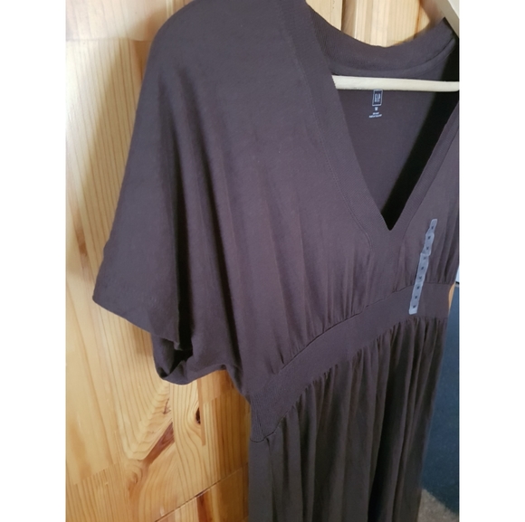 Gap Short Sleeved Brown Tunic Top (2/$15) - Picture 4 of 8